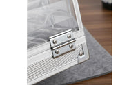 600 Pieces Mahjong Case Organized Compartments Aluminum Mahjong Case Sturdy Transparent Game Piece Holder