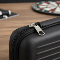 Compact and Portable EVA Projectile Case Wear-Resistant 3-Projectile Carrying Case Effortless Zipper Sports Equipment Storage for Tournaments, Pub Matches