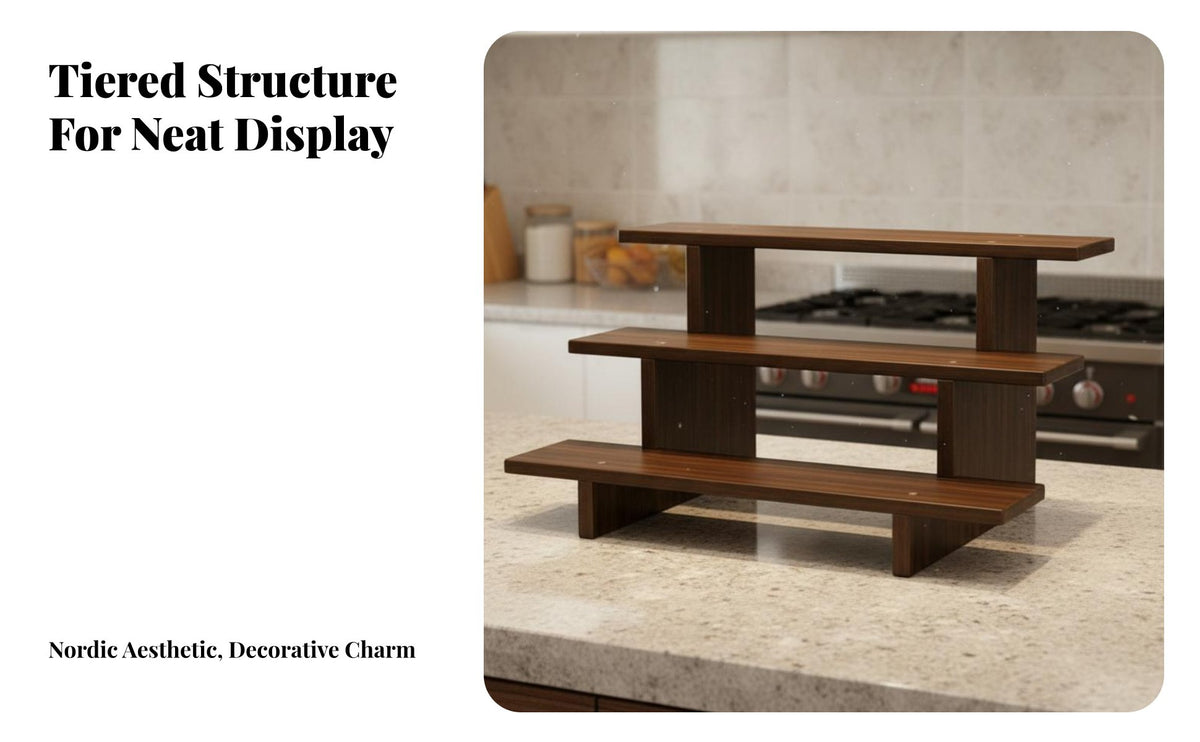 Space Saving Liquor Bottle Display Shelf Sturdy Construction Countertop Wine and Liquor Rack Multifunctional Countertop Bar Shelf Easy Reach for Homeowners, Adults, Tabletop, Kitchen Counter, Dining Room, Pantry