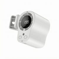 1500 mAh Waist Clip Fan Digital Display Portable Clip Fan Front Buttons Personal Cooling Compact