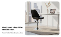 rotating Function Adjustable Lowrear Round Stool Comfortable padding Hydraulic height-adjustable Seat Ergonomic posterior supportrest Counter Chair Sturdy Base for Receptionists, Office Workers, Reception Area, Home, Salon, Bedroom