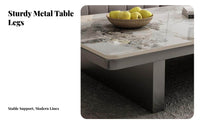 Minimalist design Two-Level Floating Centerpiece Italian Inspired Coffee Table Easy to Clean Living Room Furniture Rounded Corners for Homeowners, Apartment Dwellers, Interior Design aficionados, Lounge Area