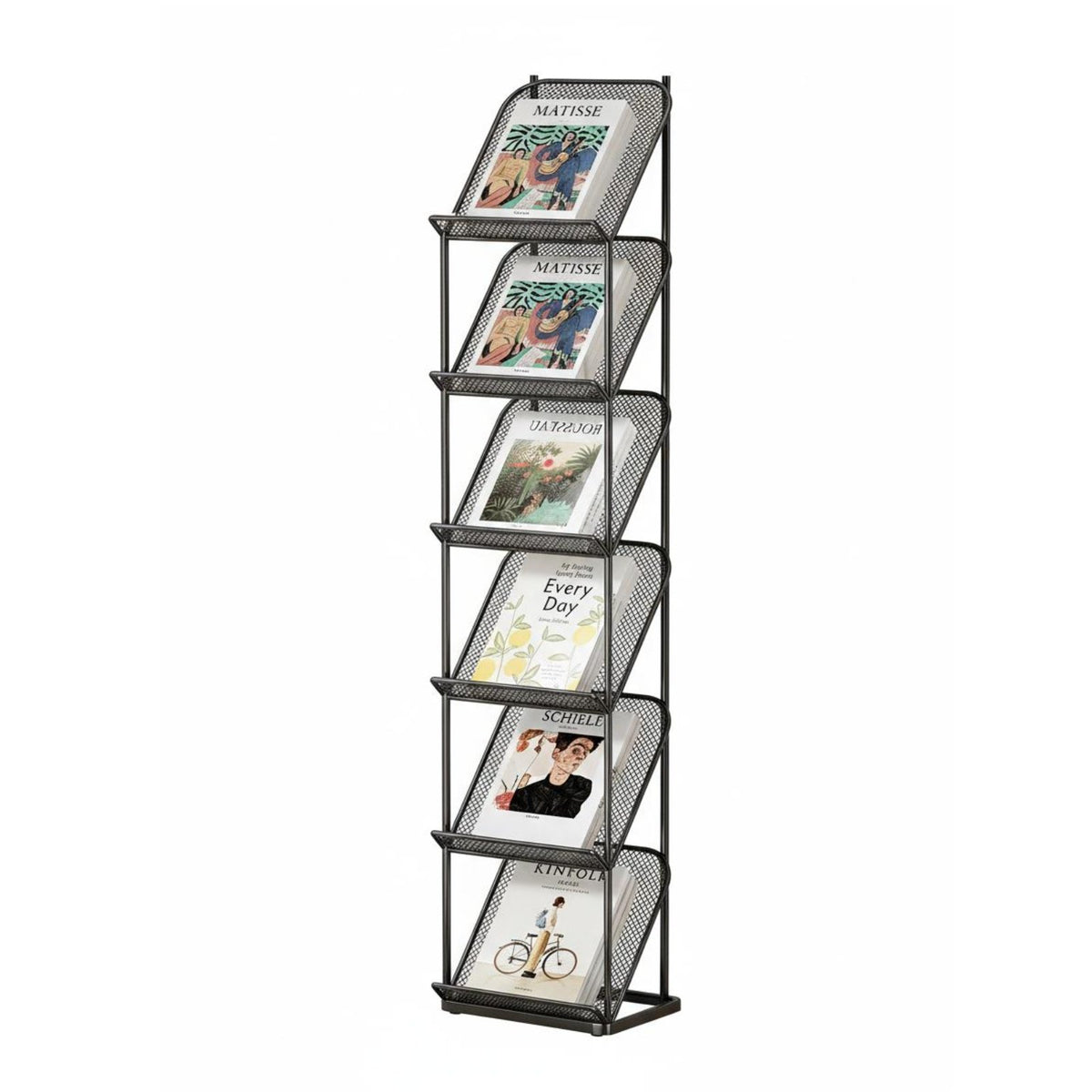 5-Tier Ladder shelving single-piece Floor-Standing 5-Tier Ladder Shelf Freestanding flexible for homeowners, Balcony