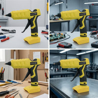 Hot Glue Tool with Digital Display Powered Cordless Glue Mess Tool for Hobbyists, Workshop