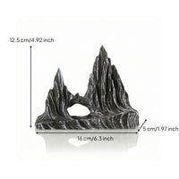 Resin Aquarium Mountain Ornament Natural-Looking Aquarium Rockery Resin Rockery Realistic Mountain Ornament Stone-Like