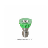 Stainless Steel 1/4 Inch Pressure Washer Nozzle Rustproof Pressure Washer Nozzle Tip for Car Owners