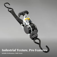 Automatic Winding Lashing Belt High-Strength Strap Material Automatic Load-Fastening Strap Neatly Wound Self-Retracting Cargo Strap for Contractors