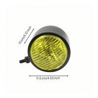 Motorcycle Headlight with Bracket 12V Motorcycle Headlight Lamp Retro Round for Custom Builders, Cafe Racer Build