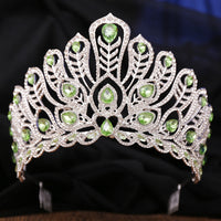 Factory Wholesale Thai Beauty Pageant Crown Headpiece with Comb