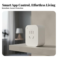 Voice-Alternating Current Tivated Power Plug No Hub Required Bluetooth Smart Socket Distant Control Outlet Retardant Material