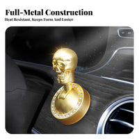 Death Head Engine Start Button Cover Full Metal Construction Death Head Power Initiation Cover Button Cap Zinc Alloy Edgy Design Ignition Protector