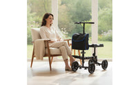 Knee with Storage Bag Comfortable Foldable Knee Stable Mobility Aid for Patients, Adults,