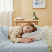 Supportive Children's Pillow Comfortable Neck Support Pillow Breathable Slim for Toddlers, Bedroom