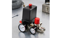 Integrated Air Compressor Regulator Assembly Exact Compressor Valve with Gauges Accurate Regulator with Gauge Easy to Use for Workshops