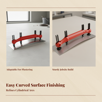 Plastering Trowel Fits Concave and Convex Curves Wall Smoothing Blade Smooth Finish Result Durable for Plasterers, Concrete Work