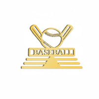 Hollow out Design Baseball Medal Hanger Easy to Install Baseball Wall Medal Rack for Game Room, Bedroom, Office