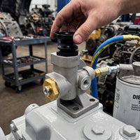 gas Filter Head Manual Petroleum Pump with Knob Heavy-Duty for Machinery Technicians, Machinery Engine Maintenance