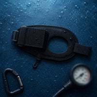 Flashlight Handhold Support Hook-and-Loop Strap Open-Palm Diving Glove Side Buckle Sports Gear for Divers