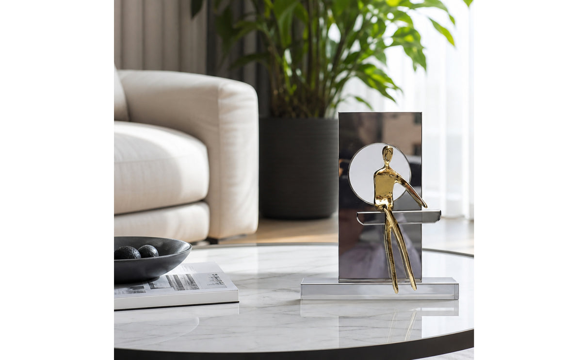 Abstract Figure Sculpture Modern Ornament Artistic for Living Room, Hotel Lobby