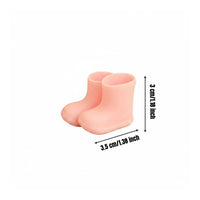 OB11 Doll Shoes Waterproof Silicone Doll Boots Non-Slip Miniature Rain Boots for Hobbyists, Diorama, Dollhouse