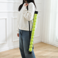 Portable Golf Ball Collector 7.3cm Transparent Cylindrical, Golf Ball Picker Upper Golf Ball Holder, Golf Ball Grabber for Practice