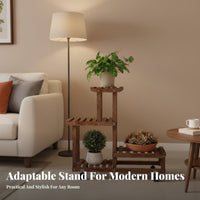 Floor-Standing Multi-Tier Plant Stand Sturdy and long-lasting Multi-Tiered Pot Shelf Space-Saving Flower Rack adaptable Use for Gardeners, Decorators, Homeowners, Balcony, Living Room, Bedroom, Corner