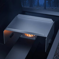 Grill Heat Spreader Silver Finish Stainless Steel Heat Spreader Blaze-up Control Rectangular Grill Panel