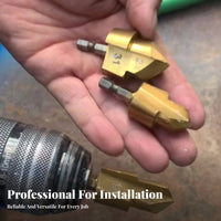 Three-Flute Design PPR Pipe Hole Expander High Hardness PPR Lifting Drill Bit Set Wear-Resistant for Electricians, Home Renovation, Workshop