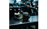 Multi-Function Motorcycle Handlebar Switch with Wiring Harness Sturdy Motorcycle Switch Assembly with Harness Universal Weatherproof for Motorcyclists