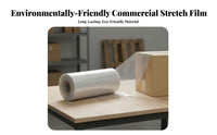 PE Stretch Film Roll Auto-Adhering Stretch Wrap Film Professional Plastic Wrap Strong Duty Packing Supplies Professional Grade