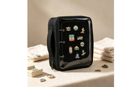 Zippered Enamel Pin Binder Portable Pin Display Book Long-Lasting Convenient for Conventions