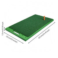 Golf Chipping Mat Space-Saving Golf Swing Mat Carry Handle Sports Gear