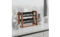Tea Pouch Organizer Two Layer Coffee Corner Pod Organizer Space Saving Tea Pouch Holder for Office
