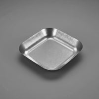 Commercial Use Deep Square Serving Tray Rust Resistant Square Stainless Steel Tray Long-Lasting for Barbecue, Restaurant