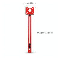 Multifunctional Router Circle Jig Slotted Track Circle Cutting Jig Locking Knobs Router Guide Ruler High Stability for Woodworking Shop