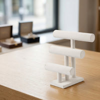 Upright Bar Bracelet Display Stand Three-Tier Bracelet Display Stand Vertical for Dressing Room, Boutique, Craft Show