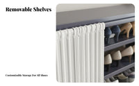 Dust-Proof Multi-Tier Shoe Rack Space-Saving Dustproof Shoe Cabinet Large Capacity Home Furniture Long-Lasting for Apartment Dwellers, Homeowners, Entryway, Dormitory, Hallway, Corridor