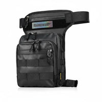 Multiple Compartments Motorcycle Leg Bag Adjustable Straps Motorcycle Thigh Bag Long-Lasting for Motorcyclists, Hikers, Travel, Daily Use