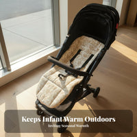 Warm Universal Stroller Seat Cushion Soft Baby Stroller Seat Pad for Toddlers, Infants, Outdoor, Travel