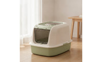 Covered Litter Box Hooded Litter Box Easyhygienic Pet Supply for Kittens
