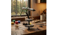 2 Pieces Fly Tying Foam Rack High Density Foam Rack with Mounting Rings Closed for Anglers