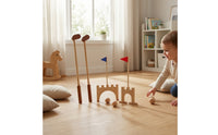 Wooden Golf Set Indoor Kids Golf Set Outdoor for Playroom, Preschool, Nursery