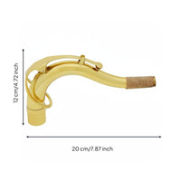 Sax Neck Brass   Saxophone Neck Cork Embouchure Piece End Wind Instrument Part for Saxophonists