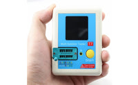 Transistor Meter Tester Rechargeable Electronic Component Tester with Color Display Handheld for Technicians, Prototyping