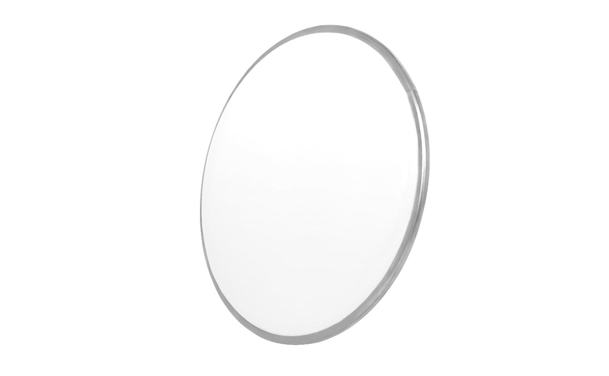 2 Pieces Polyester Drumhead 6-Inch Drumhead with Aluminum Hoop Transparent Tom Head for Drummers, Rehearsal Rehearsal