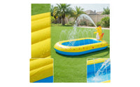 Dinosaur Spray Pool Soft Inflatable Pool with Dinosaur Theme for Children, Backyard, Garden