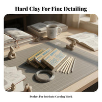 Reusable Oil-Based Modeling Clay Kit Beginner Friendly Oil-Based Modeling Clay Set Easy to Shape Sculpting Material Non-Drying for Sculptors, Professionals, Model Making, DIY Projects, Workshop, Classroom