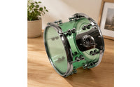 10x8inch Snare Drum with Throw-off Clear Acrylic Snare Drum Resonant Instrument for Drummers, Rehearsals, Practice Rooms