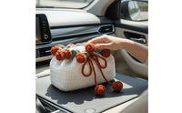 Creative Gift Blossom Flower Tissue Box Cover Kit Includes Tools and Tutorial DIY Crochet Tissue Box Kit for Beginners, Car