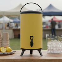 Professional Milk Tea Barrel Large Capacity Stainless Steel Insulated Barrel Insulated Beverage Dispenser Long-Lasting